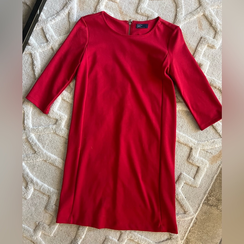 GAP Red Shift Dress | Size XS
